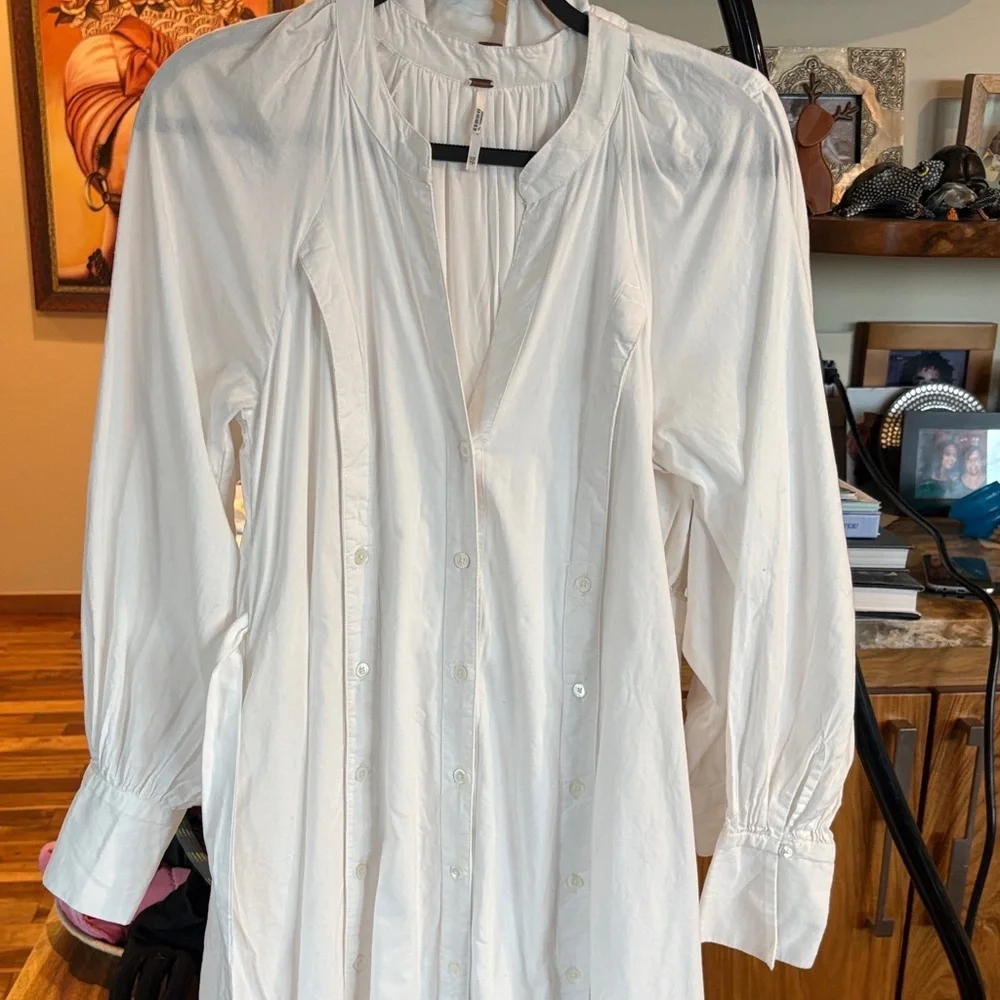 Free People Charlie Maxi Shirt Dress